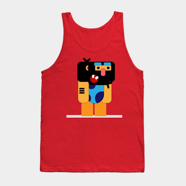 STONE AGE MAN Tank Top by Madhav